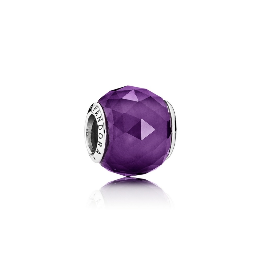 ***SOLD*****2 Pandora Geometric Facets Charm